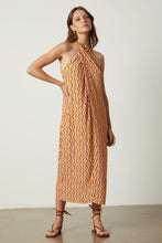 Load image into Gallery viewer, Velvet - Caterina Cross Front Dress - Orange