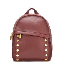 Load image into Gallery viewer, Shane Backpack Large- Plum/Brushed Gold