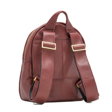 Load image into Gallery viewer, Shane Backpack Large- Plum/Brushed Gold