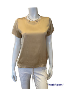 Suzy D - Wisdom Satin Stretch Tee - Multiple Colors