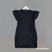 Load image into Gallery viewer, Sanctuary - Ruffle Eyelet Dress - Black
