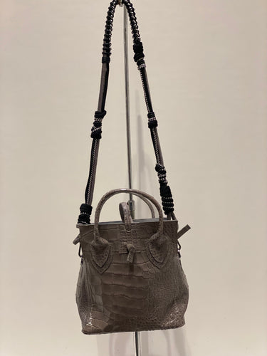 Mini Bag- Let & Her - Grey Croc