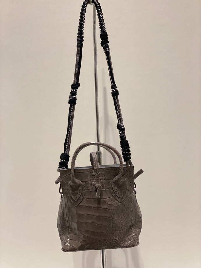 Mini Bag- Let & Her - Grey Croc