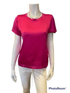 Suzy D - Wisdom Satin Stretch Tee - Multiple Colors