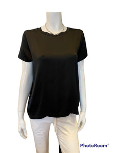 Suzy D - Wisdom Satin Stretch Tee - Multiple Colors