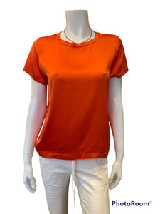 Suzy D - Wisdom Satin Stretch Tee - Multiple Colors