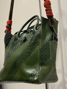 Mini Bag- Let & Her - Green Croc