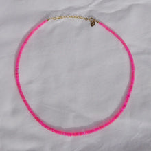 Load image into Gallery viewer, Imi Jewelry - Full Neon Pink Opal Necklace