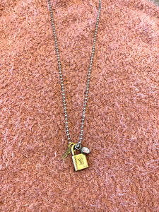 lv padlock necklace