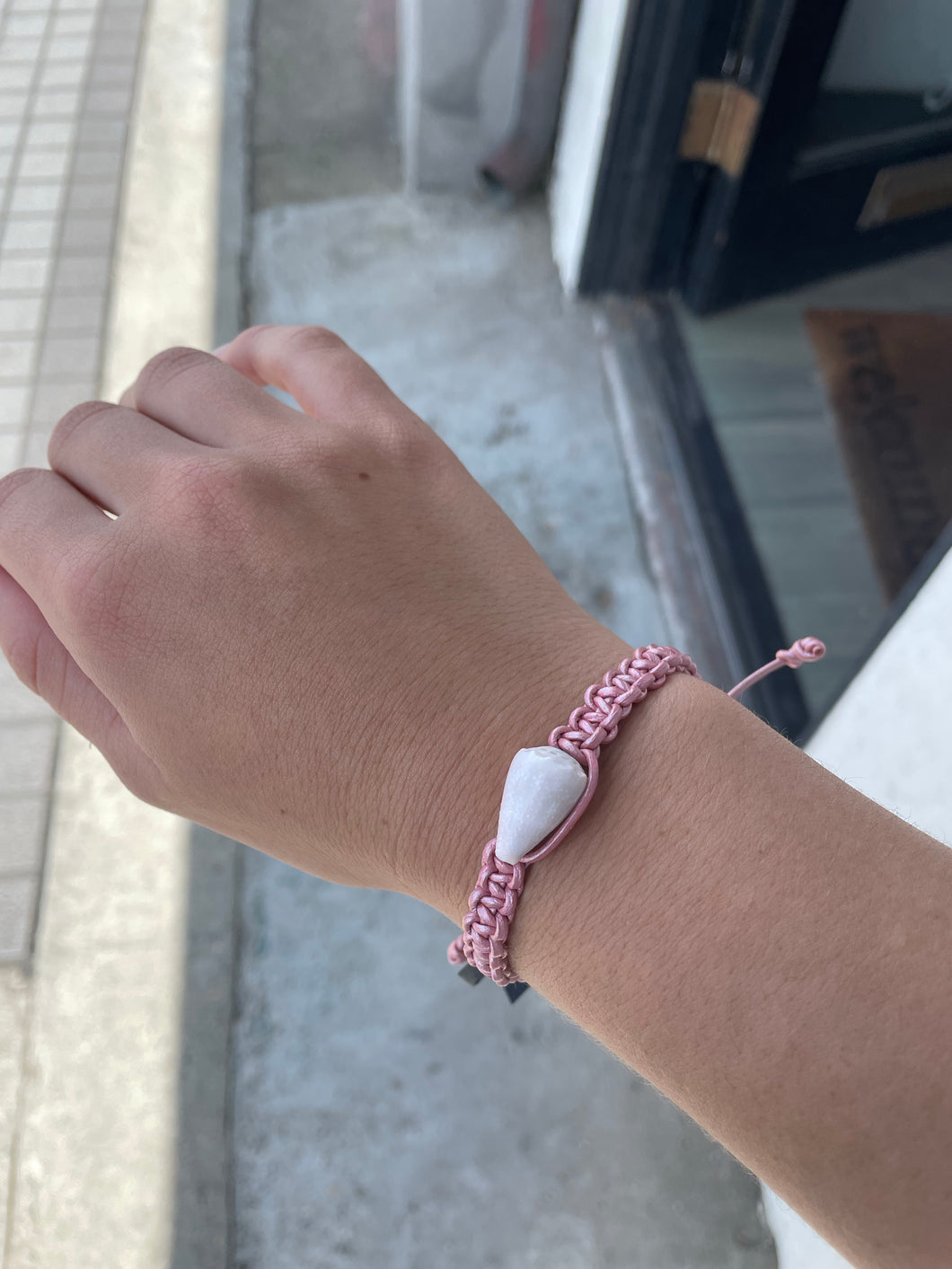 Kristen Merrill - Woven Single Shell Bracelet