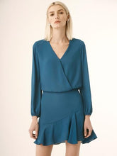 Load image into Gallery viewer, L/S SURPLICE DRESS - Krisa