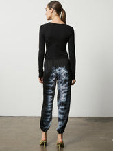 Load image into Gallery viewer, Lanston TIE-DYE SATIN JOGGERS