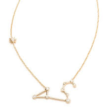 Zodiac 14K & Diamond Leo + Fire Necklace - Lulu Frost