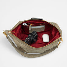 Load image into Gallery viewer, Hammitt - Morgan Crossbody Bag  Grey/Natural Brushed Gold