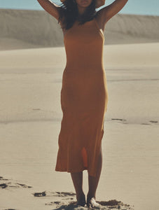 Spell & The Gypsy - Cosmos Rib Midi Dress XX-SMALL / Turmeric Spell & The Gypsy - Cosmos Rib Midi Dress XX-SMALL / Turmeric