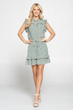 Load image into Gallery viewer, Pinch Multi Ruffle Dress - Mint Floral